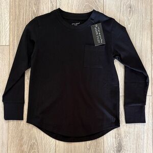 Little Bipsy long sleeve pocket tee - 5/6T